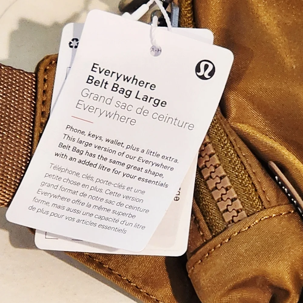 *NWT* LULULEMON | Everywhere Belt Bag | Camel | Large - Picture 6 of 8